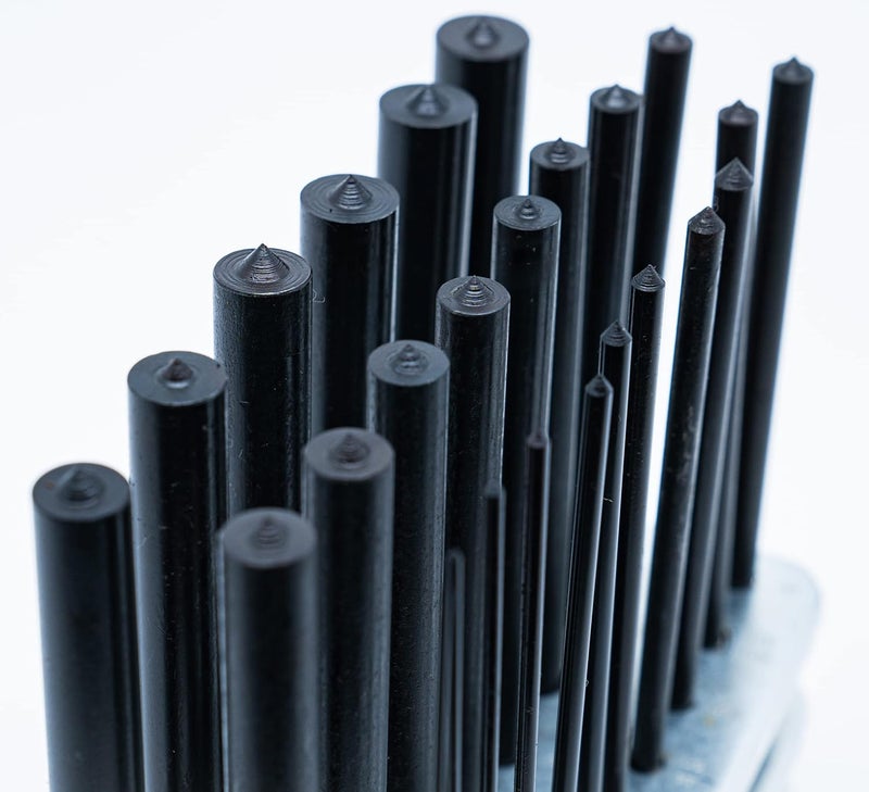 LLDSIMEX 25 Piece Transfer Punch Set 1mm to 13mm by 0.5mm - Image 4